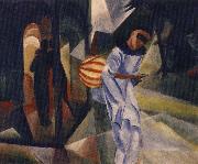 auguste macke pierrot oil painting artist